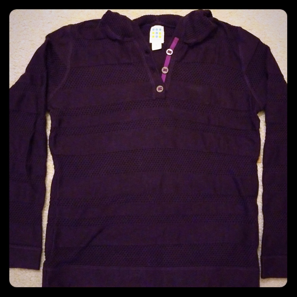 Purple Title Nine hoodie sweater